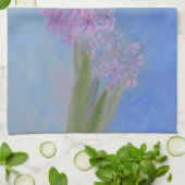 Linge De Cuisine Peinture Lilac rose Hyacinth (Plié)