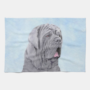 Linge De Cuisine Peinture Mastiff Neopolitan - Art Chien original