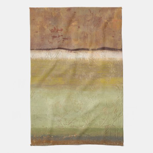 Linge De Cuisine Peinture moderne dans les tons de terre par Norman (Vertical)