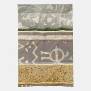 Linge De Cuisine Peinture Motif Tribale contemporaine