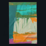 Linge De Cuisine Peinture Multicolore De La Liberté D'Expression<br><div class="desc">Jennifer Goldberger a créé ce tableau multicolore de la liberté d'expression. La peinture épaisse dessine des globes de peinture feuille sur le travail,  ce qui donne l'impression d'une impression en couches. Achetez la vôtre dès aujourd'hui !</div>