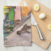 Linge De Cuisine Peinture occidentale clé (Quart Plié)