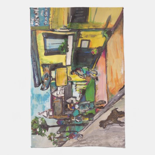 Linge De Cuisine Peinture occidentale clé (Vertical)