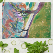 Linge De Cuisine Peinture paysagère Edward Munch Art expressionnist (Plié)