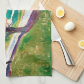 Linge De Cuisine Peinture paysagère Edward Munch Art expressionnist (Quart Plié)