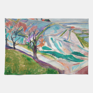 Linge De Cuisine Peinture paysagère Edward Munch Art expressionnist