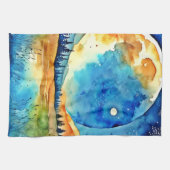 Linge De Cuisine Peinture Pleine lune (Horizontal)