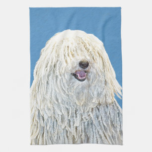 Linge De Cuisine Peinture Puli - Cute Original Chien Art
