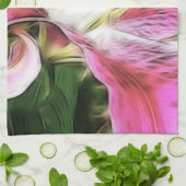 Linge De Cuisine Peinture rêvée d'un stargazer Lily (Plié)