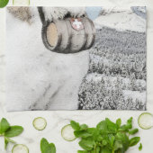 Linge De Cuisine Peinture Saint Bernard - Cute Original Chien Art (Plié)