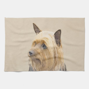 Linge De Cuisine Peinture Silky Terrier - Cute Original Chien Art