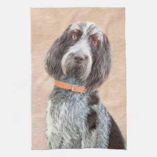 Linge De Cuisine Peinture Spinone Italiano - Belle Art Original Chi