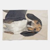 Linge De Cuisine Peinture sur sol de randonnée - Art original (Horizontal)