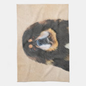 Linge De Cuisine Peinture Tibétaine Mastiff - Joli art original chi (Vertical)