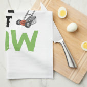 Linge De Cuisine Pelouse Mower - L'Herbe est appelé et je dois mow (Quart Plié)