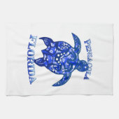Linge De Cuisine Penacola Floride Vacation Tribal Turtle (Horizontal)
