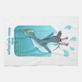 LINGE DE CUISINE PENGUIN JAUNE DE HOIHO (Horizontal)