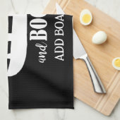 Linge De Cuisine Péniche Citation Drôle de Boisson Cuisine (Quart Plié)