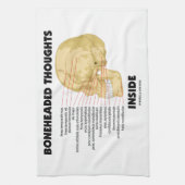 Linge De Cuisine Pensées Boneheaded à l'intérieur (Vertical)