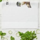 Linge De Cuisine Penser vert 2 (Plié)