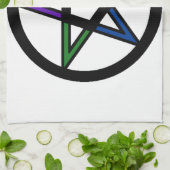 Linge De Cuisine Pentacle élémentaire (Plié)