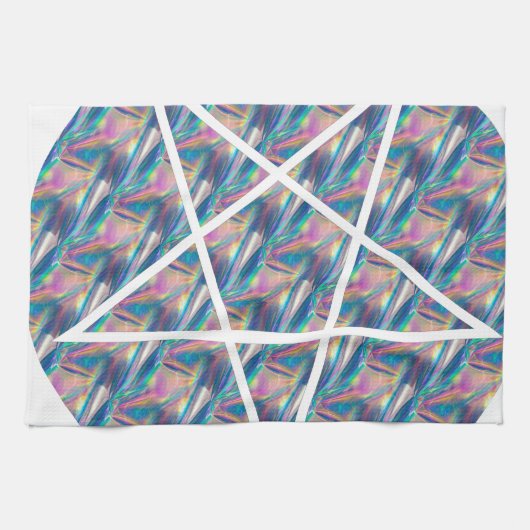 Linge De Cuisine pentagramme hologramme (Horizontal)