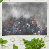 Linge De Cuisine Peonies Gray (Plié)