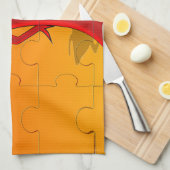 Linge De Cuisine Pepper Rouge Diva Puzzle (Quart Plié)