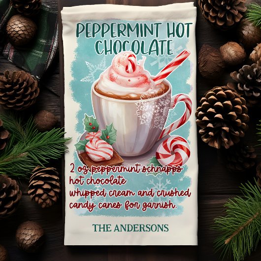 Linge De Cuisine Pepperment Hot Chocolate Noël Cocktail Recette