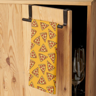 Linge De Cuisine Pepperoni Pizza Motif