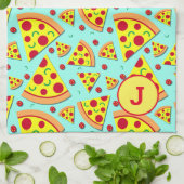 Linge De Cuisine Pepperoni Pizza Slices Foie Monogramme (Plié)