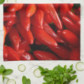 LINGE DE CUISINE PEPPERS CHILI 3 (Plié)