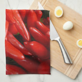 LINGE DE CUISINE PEPPERS CHILI 3 (Quart Plié)