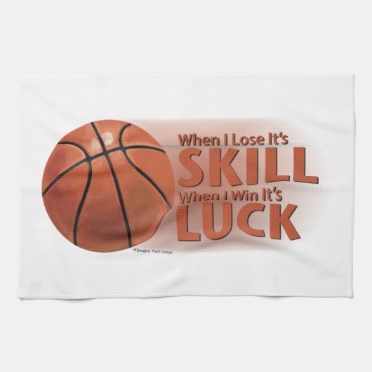 Linge De Cuisine Perdre des compétences gagner chance Basket (Horizontal)