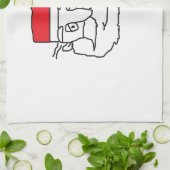 Linge De Cuisine Père Noël (Plié)