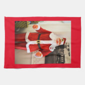 Linge De Cuisine Père Noël (Horizontal)