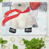 Linge De Cuisine Père Noël (Plié)