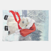 Linge De Cuisine Père Noël (Horizontal)