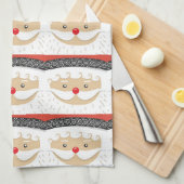 Linge De Cuisine Père Noël 026 (Quart Plié)