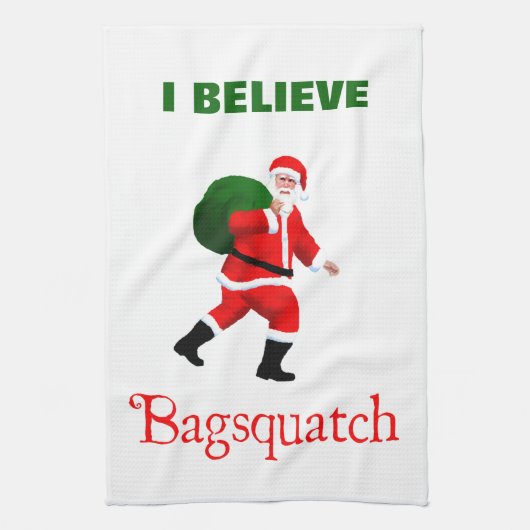 Linge De Cuisine Père Noël - Bagsquatch (Vertical)