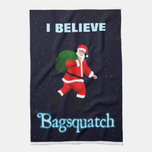 Linge De Cuisine Père Noël - Bagsquatch