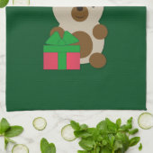 Linge De Cuisine Père Noël Bear (Plié)