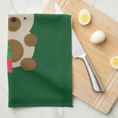 Linge De Cuisine Père Noël Bear (Quart Plié)