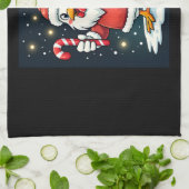 Linge De Cuisine Père Noël Chicken Joy (Plié)
