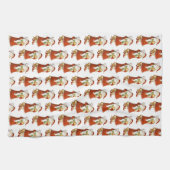 Linge De Cuisine Père Noël et chats Whimsical (Horizontal)