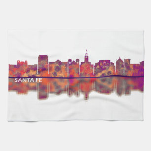 Linge De Cuisine père Noël Fe New Mexico Skyline