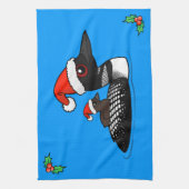 Linge De Cuisine Père Noël Loon (Vertical)