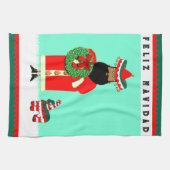 Linge De Cuisine Père Noël mexicain (Horizontal)