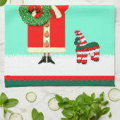 Linge De Cuisine Père Noël mexicaine (Plié)