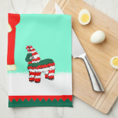 Linge De Cuisine Père Noël mexicaine (Quart Plié)